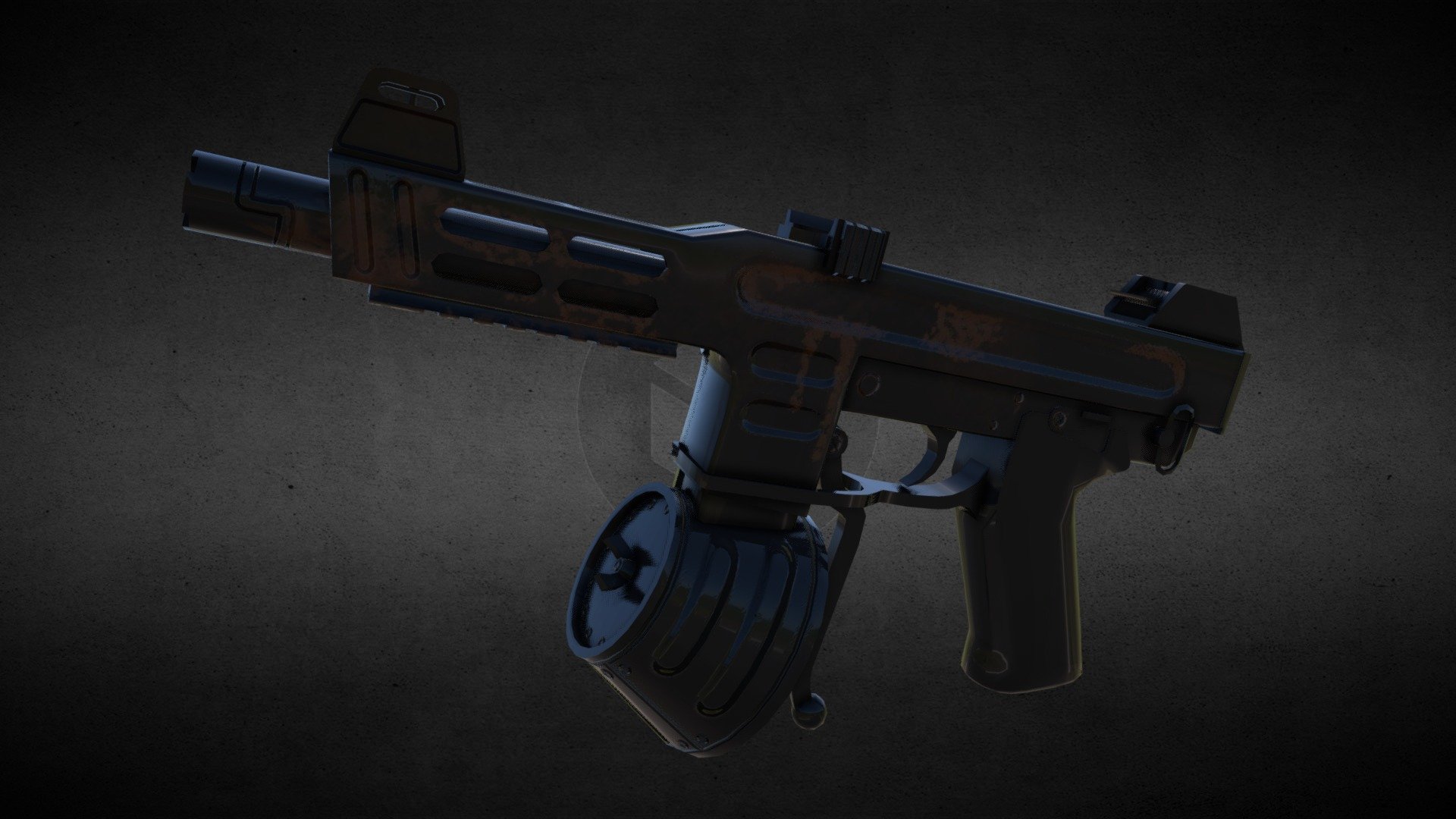 Custom SITES Spectre SMG - 3D model by Volkkier (@Volkkier.H) [5894fa3 ...