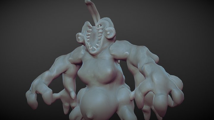 #SculptJanuary18 DAY 19 Lovecraftian 3D Model