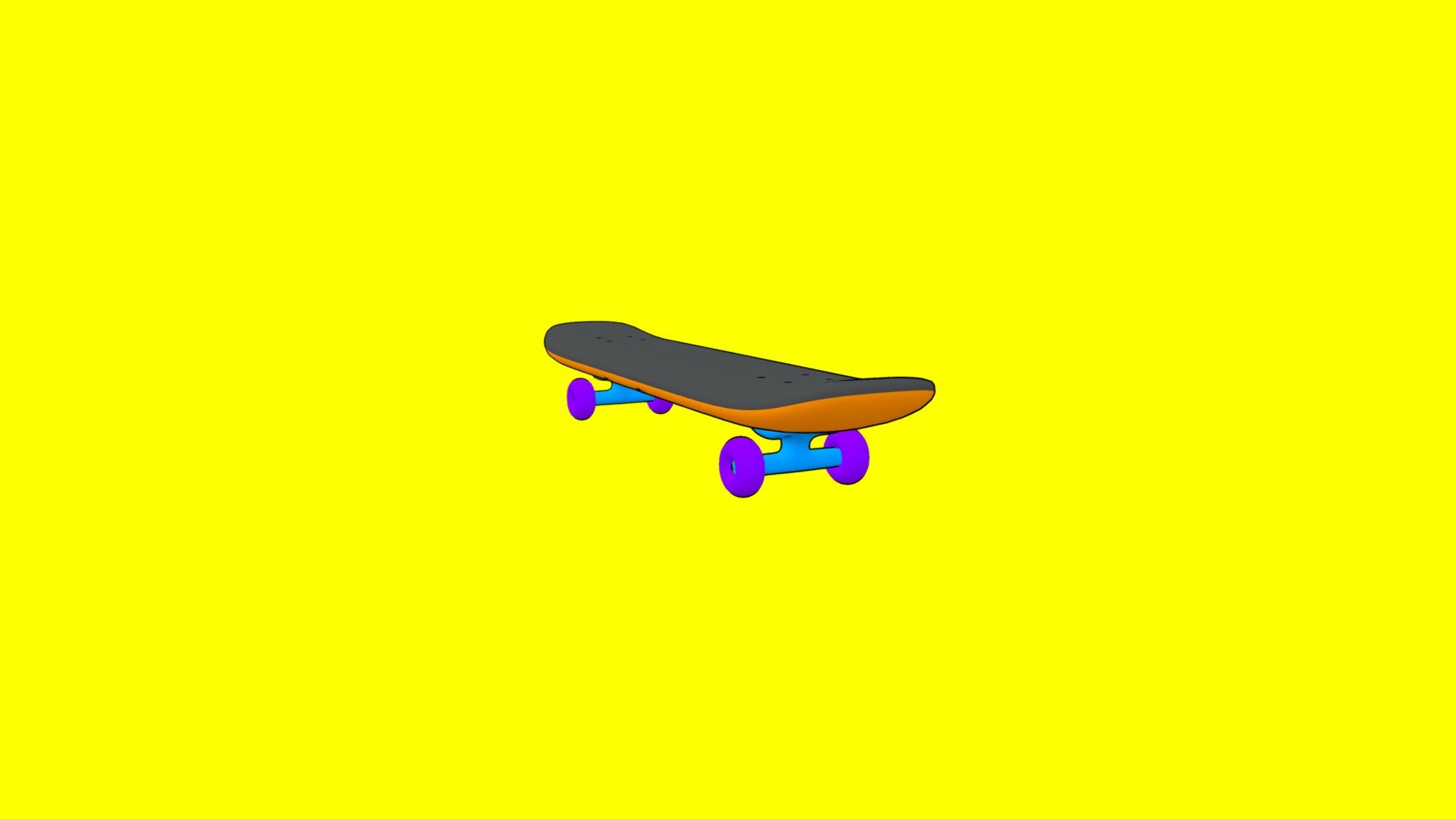 Skateboard 3D model by LowPolyJack (JackQuentinForde) [5895e94