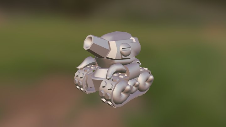 Octo-Tank 3D Model