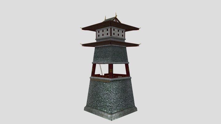 Japanischer Turm 3D Model