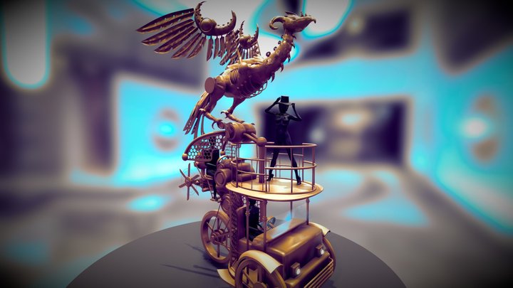Mechanical Bird 3D Model