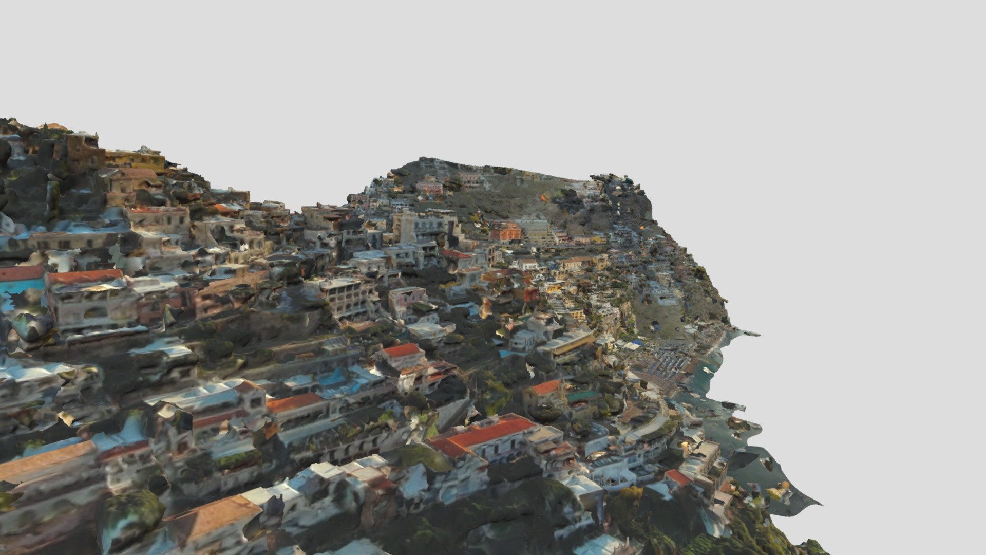 positano_coastal_town - 3D model by 3llam [5898706] - Sketchfab