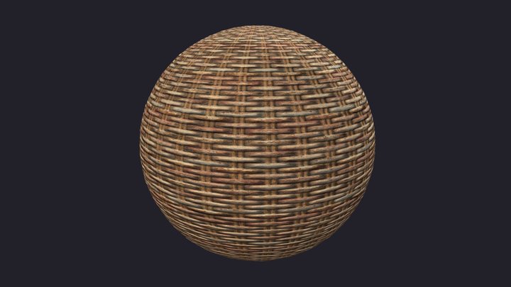 wicker 3D Model