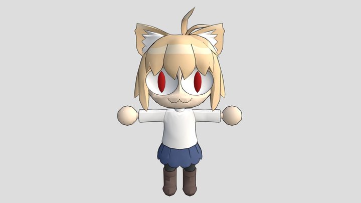 Game ready Rig | Neco-arc 3D Model