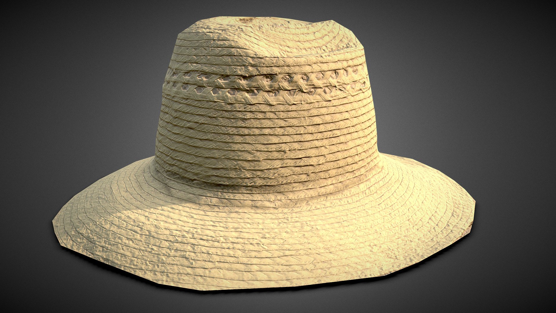 Grass-hat 3D models - Sketchfab