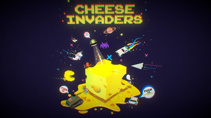 CHEESE INVADERS- RATOLAS DECK 3D Model