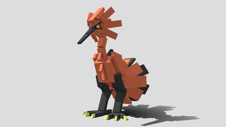 MOLTRES POKEMON 3D model 3D printable