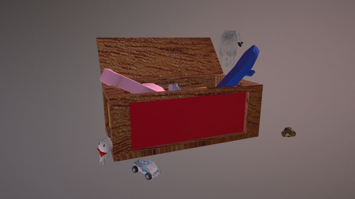 Haunted Toy Box 3D Model