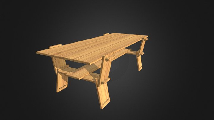 DIY Table 3D Model