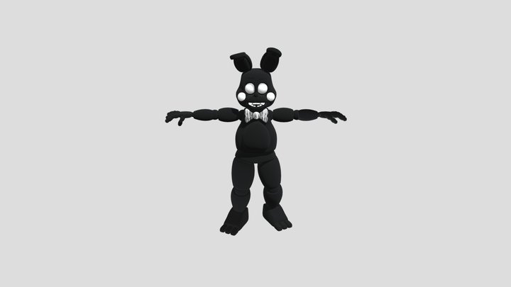 Shadow Bonnie 3D Model