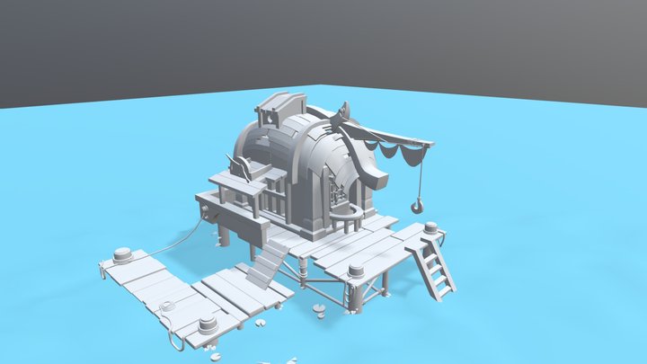 Angler's House 3D Model