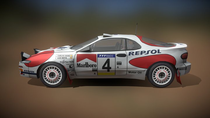 Toyota Celica Rally 3D Model