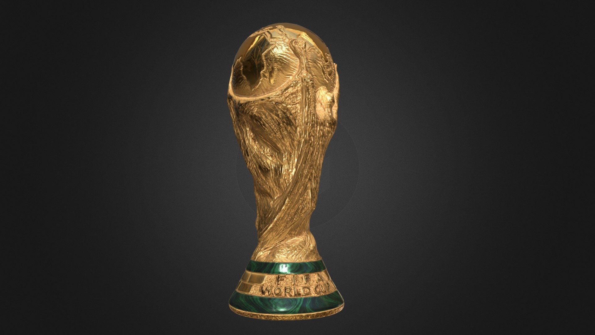 FIFA world cup trophy - 3D model by 3DserVision_studio [589dd89 ...