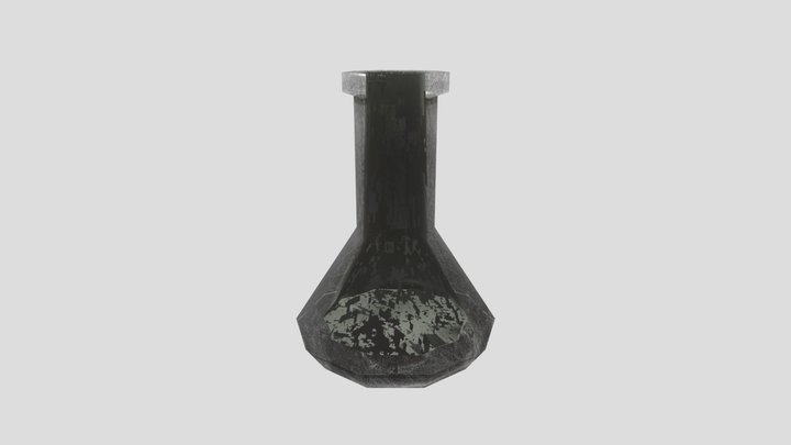 Dirty vial 3D Model