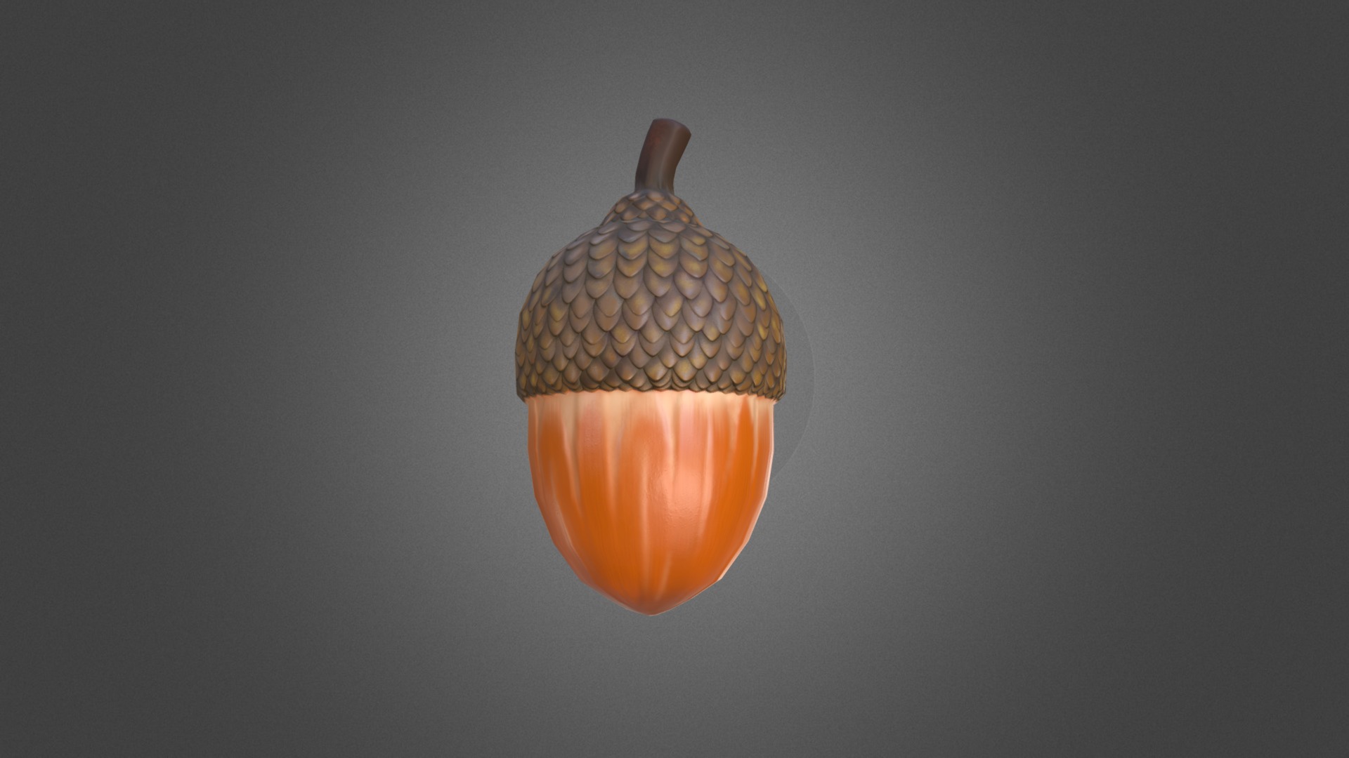 3D model Acorn LP-triangulated - This is a 3D model of the Acorn LP-triangulated. The 3D model is about a close-up of a vegetable.