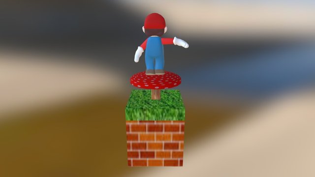 Super Mario 3D Model