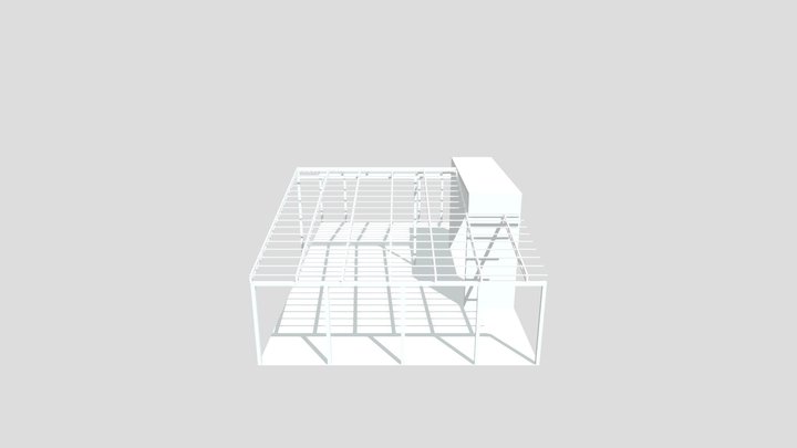 Навес 13х8 3D Model