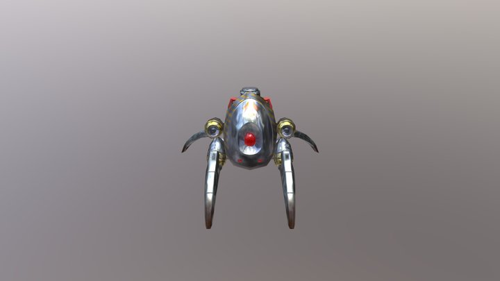 MeeleeRobot 3D Model