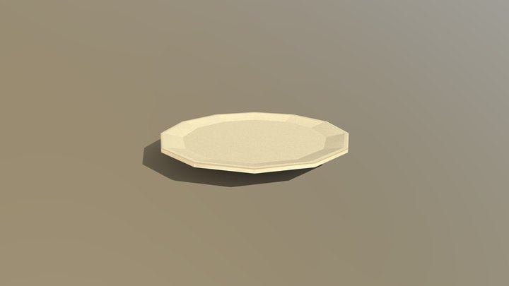 Plate 3D Model