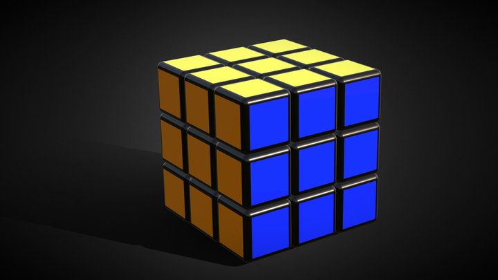 Rubik's cube 3D Model