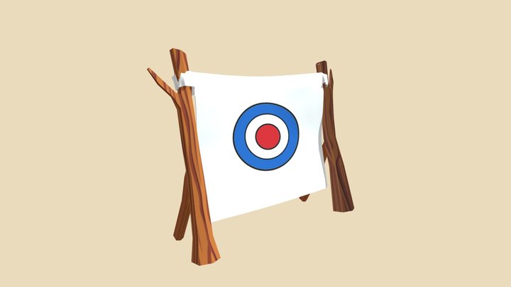 AIM PRACTICE TARGET 3D Model