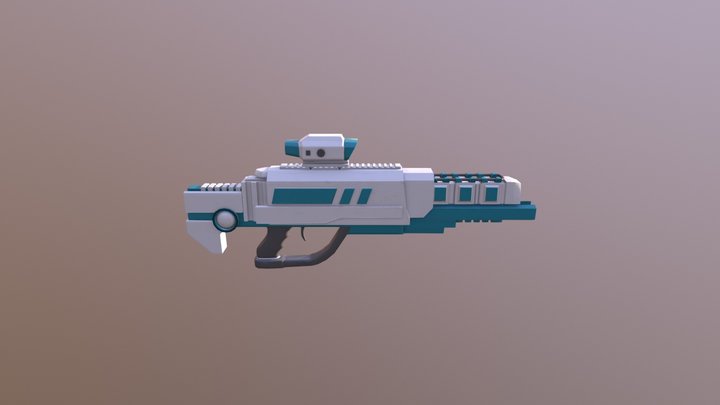 Corp Rifle Low 3D Model