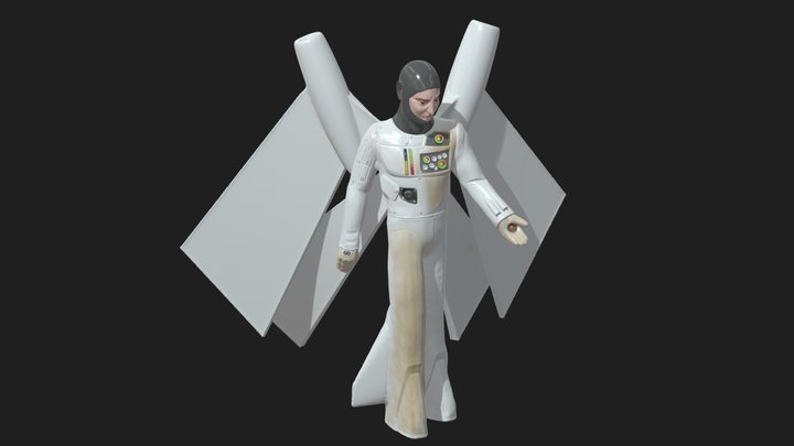 Jet Human 3D Model