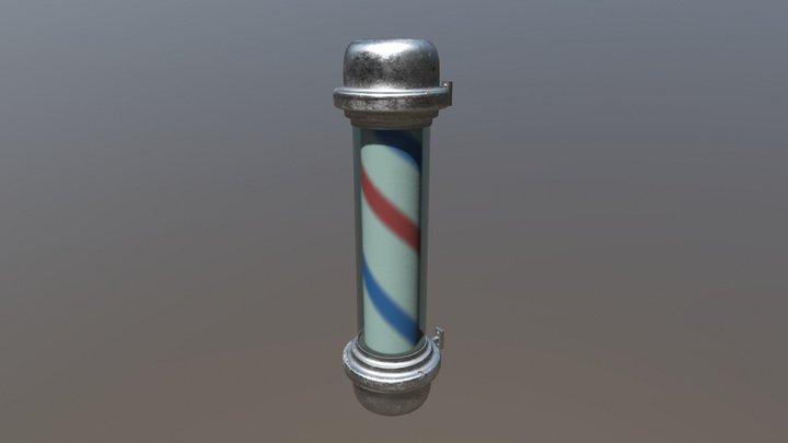 Barber's pole 3D Model