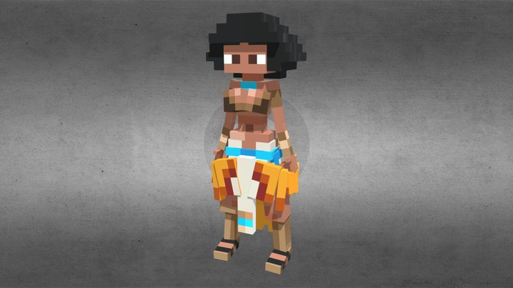 Cleopatra Female Model 5 3D Model