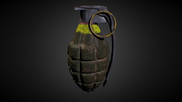 MK2 "Pineapple" grenade 3D Model