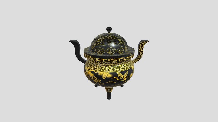 香炉_0007 - 3D model by Jin-Si-Yuan [58a804c] - Sketchfab