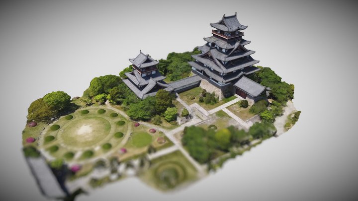 Fushimi Momoyama Castle 3D Model