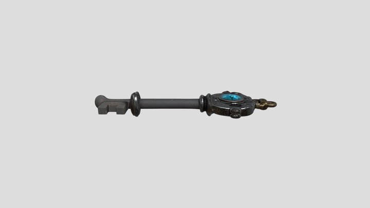 Ancient Key – Fantasy RPG Prop 3D Model