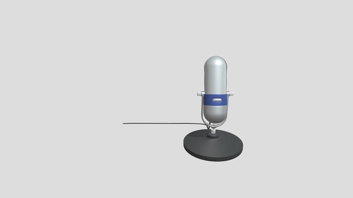 Microphone 3D Model