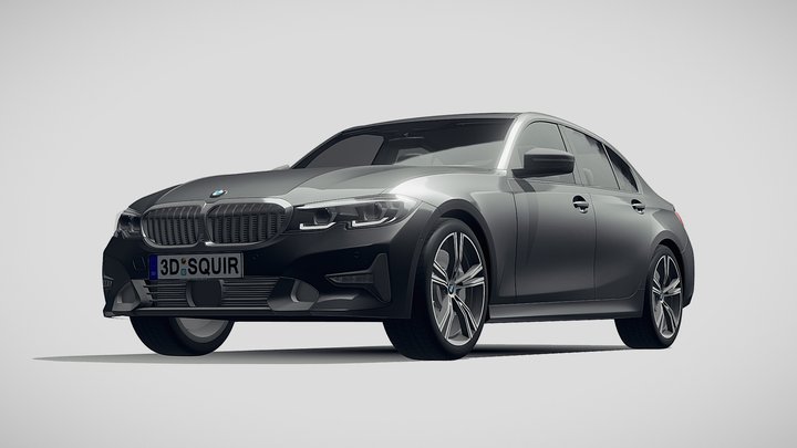 BMW 3-series 2019 3D Model