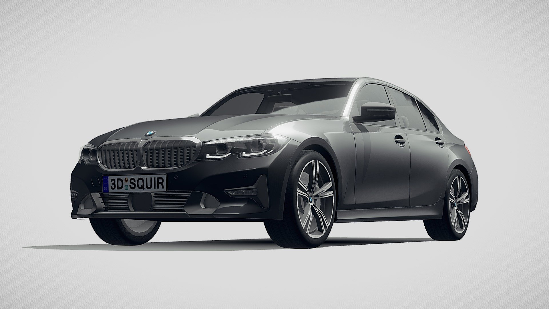 BMW 3-series 2019 — Sketchfab embed 3D viewer