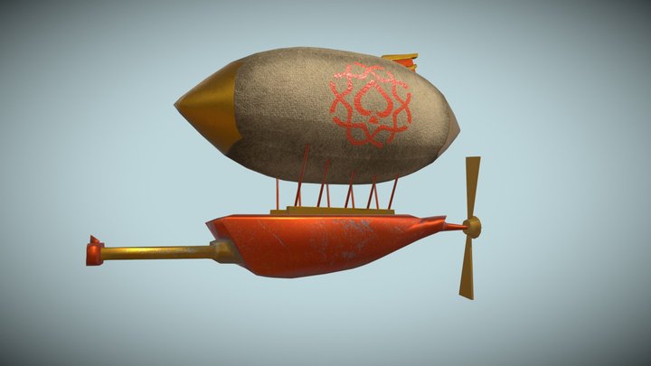 Destropia Ship2 3D Model