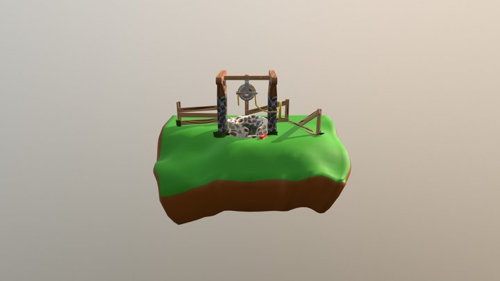McKnight Well Diarama 3D Model