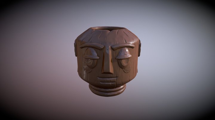 Easy Living Tiki Mug 3D Model