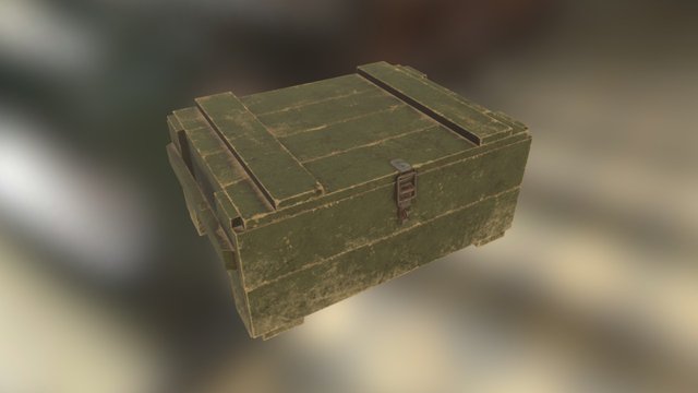 Crate 3D Model