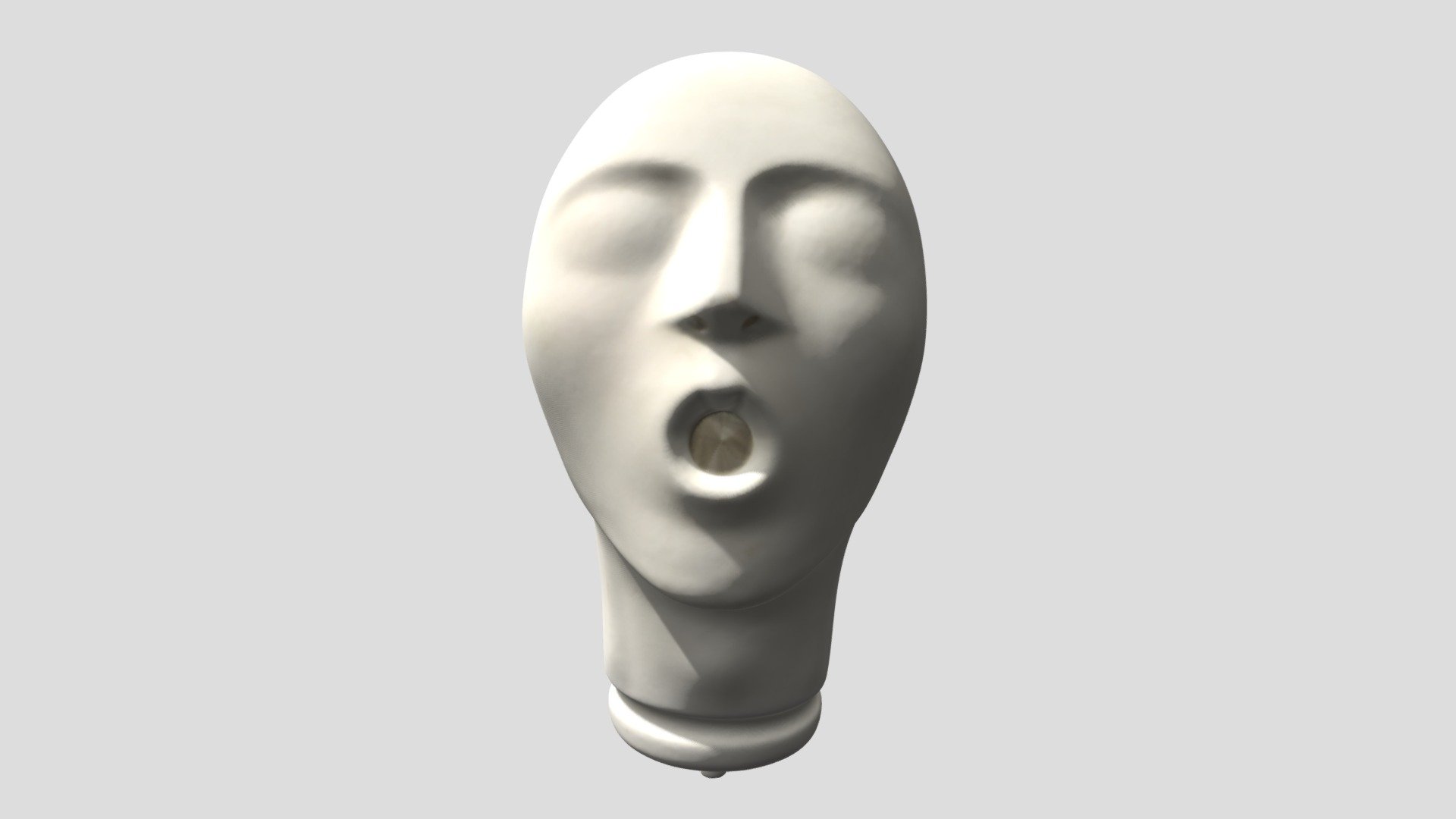 CPR Dummy Head Adult (VCU_3D_5302) 3D model by Virtual Curation Lab