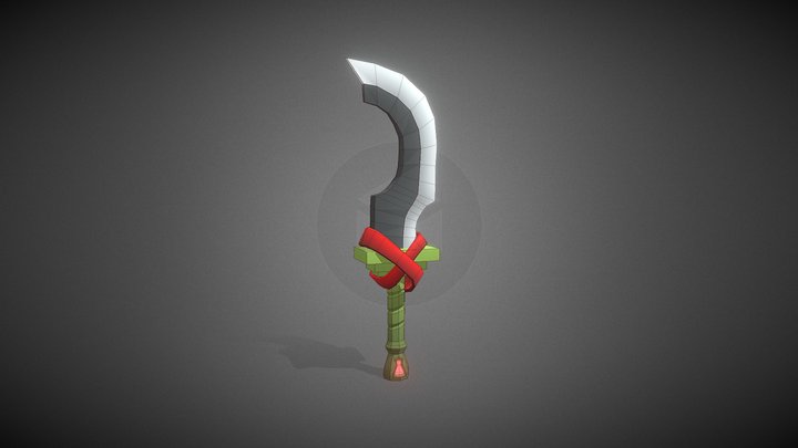 Stylized | Low Poly | Sword 3D Model