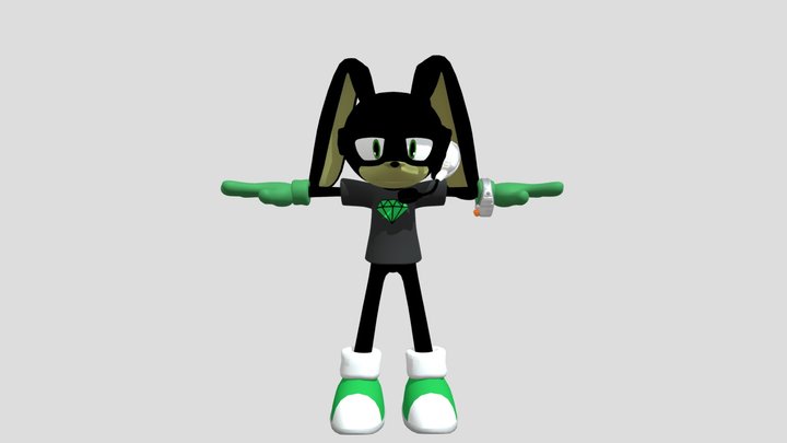 кролик locotrec 3D Model