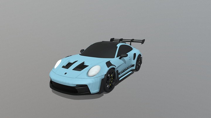 2023 Porsche 911 GT3 RS 3D Model