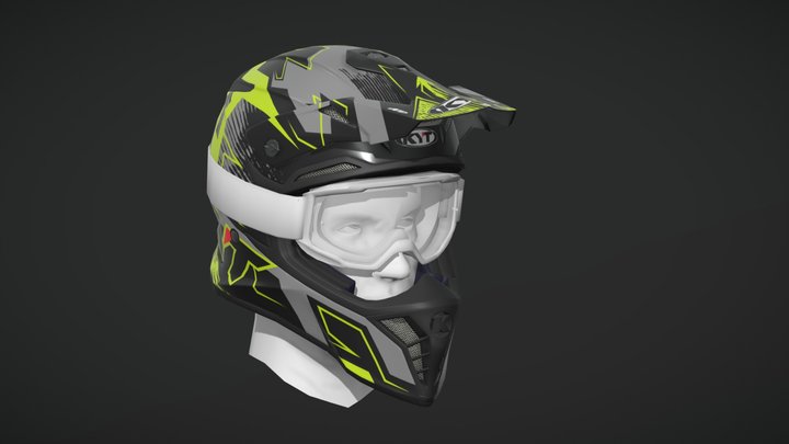 Helmet KYT 3D Model