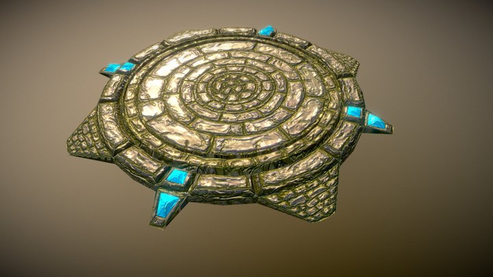 ancient Stone Circle | Low Poly | Game Asset 3D Model