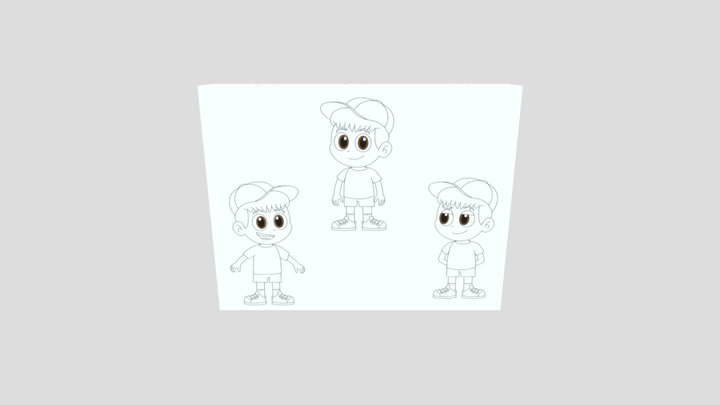 Lucas García Desing Template 3D Model