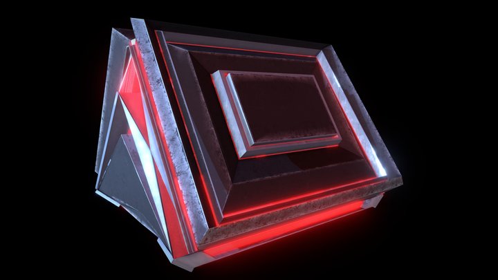 Sci-fi Chest 3D Model