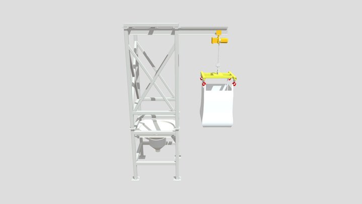 Descargadores de Sacos Big Bag o Maxisacos 3D Model